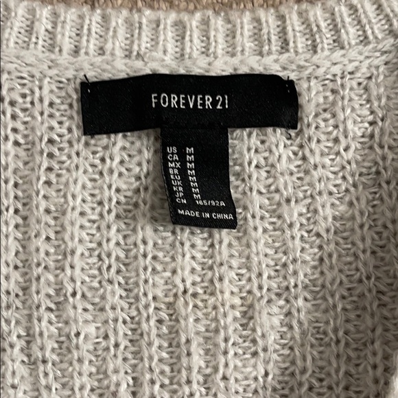 Forever 21 Gray Sweater - Picture 2 of 2